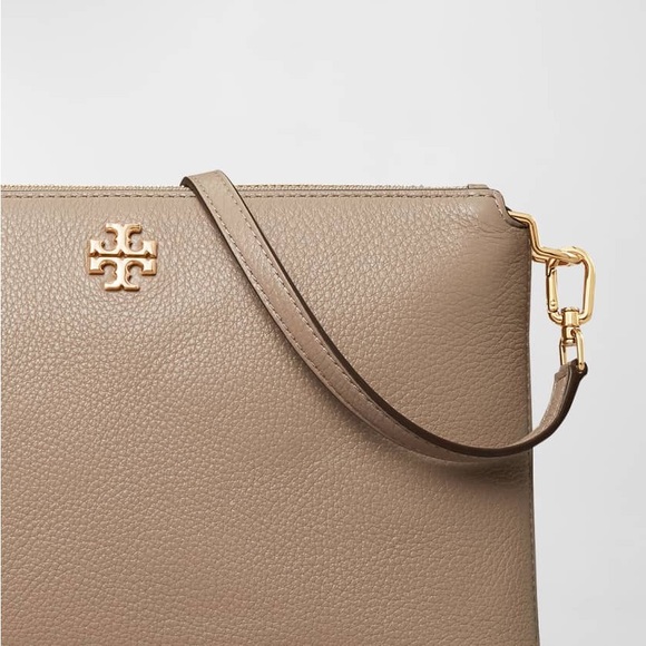 Tory Burch Kira Pebbled Leather Top-Zip Crossbody Bag - Picture 3 of 8